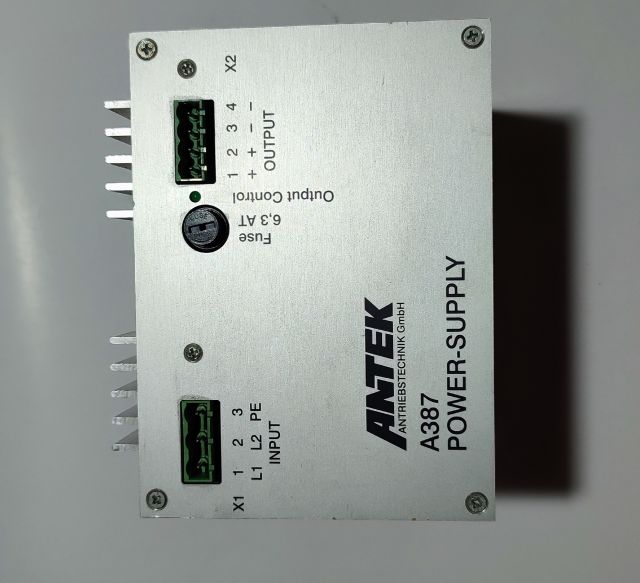 ANTEK A387 Power Supply Module for Heidelberg Goss M600 printing machines used in industrial printing equipment.