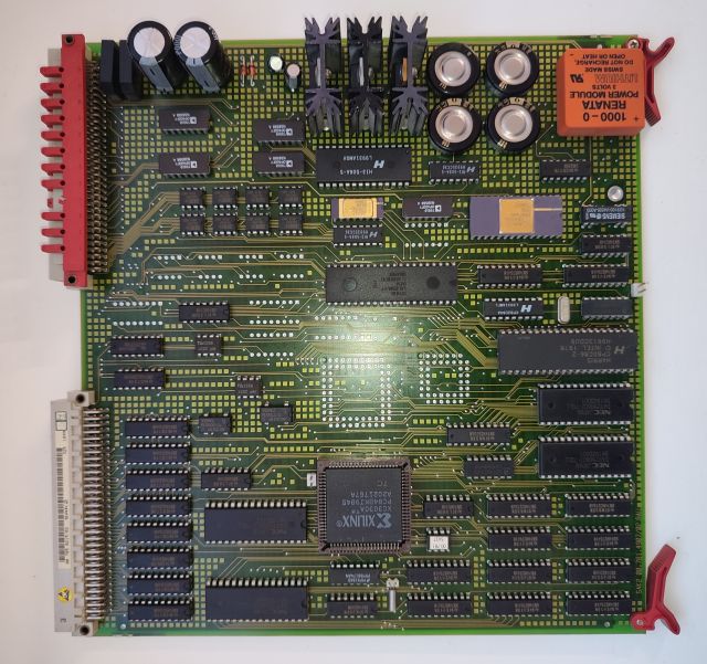 Electronic Card 00.785.0215/02 an electronic spare part for Heidelberg Goss M600 printing machines used in industrial printing equipment.