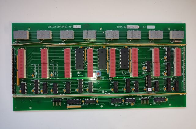 Electronic Card 050G100213 an electronic spare part for Heidelberg Goss M600 printing machines used in industrial printing equipment.