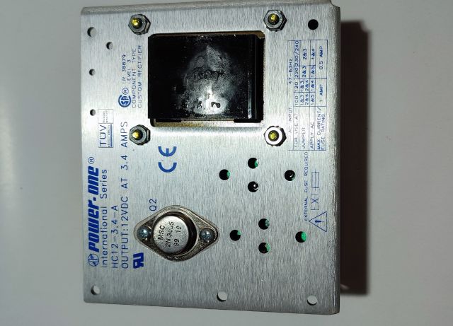 Power One HC12-3.4-A an electronic spare part for Heidelberg Goss M600 printing machines used in industrial printing equipment.