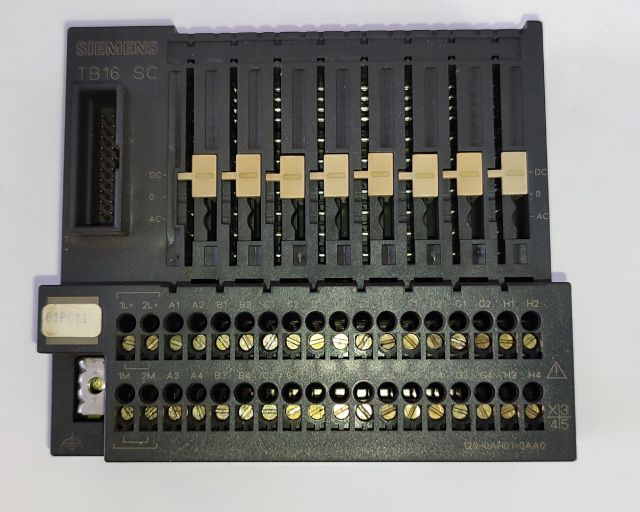 SIEMENS TB16 SC Terminal Block Module for Heidelberg Goss M600 printing machines used in industrial printing equipment.